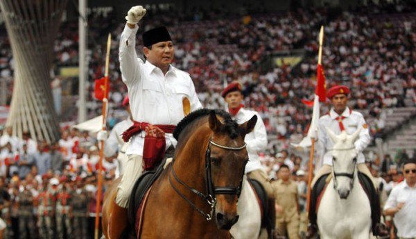 Bakal Capres Prabowo Subianto. Foto : Antara