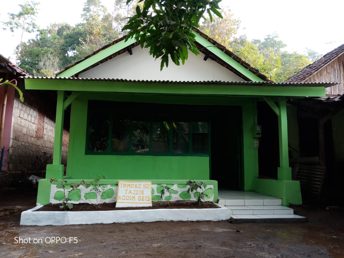 Sasaran Bedah Rumah Warga Desa Jembul Seusai Direnovasi Satgas TMMD