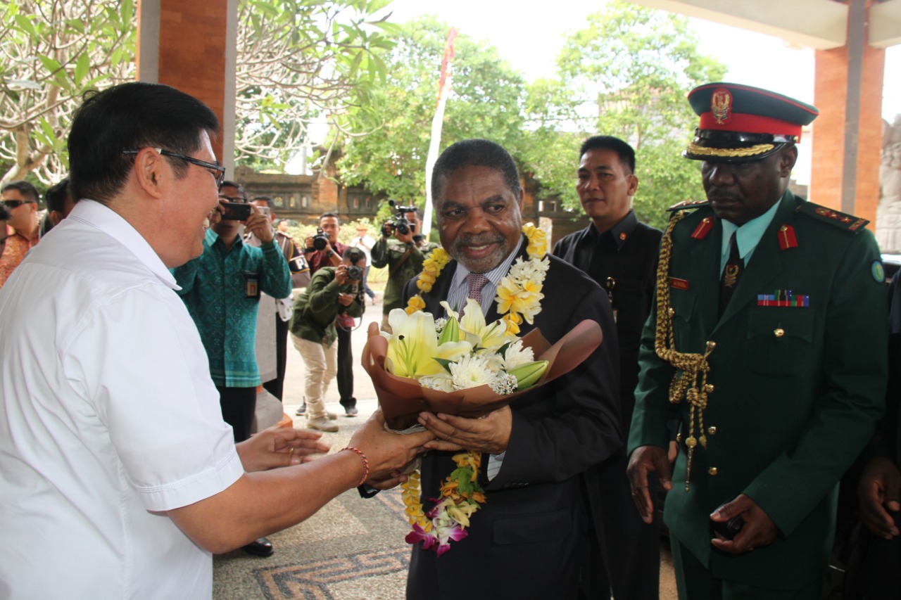 Presiden Zanzibar, HE Dr Ali Mohamed Shein kunjungi STP Bali. foto:kemenpar