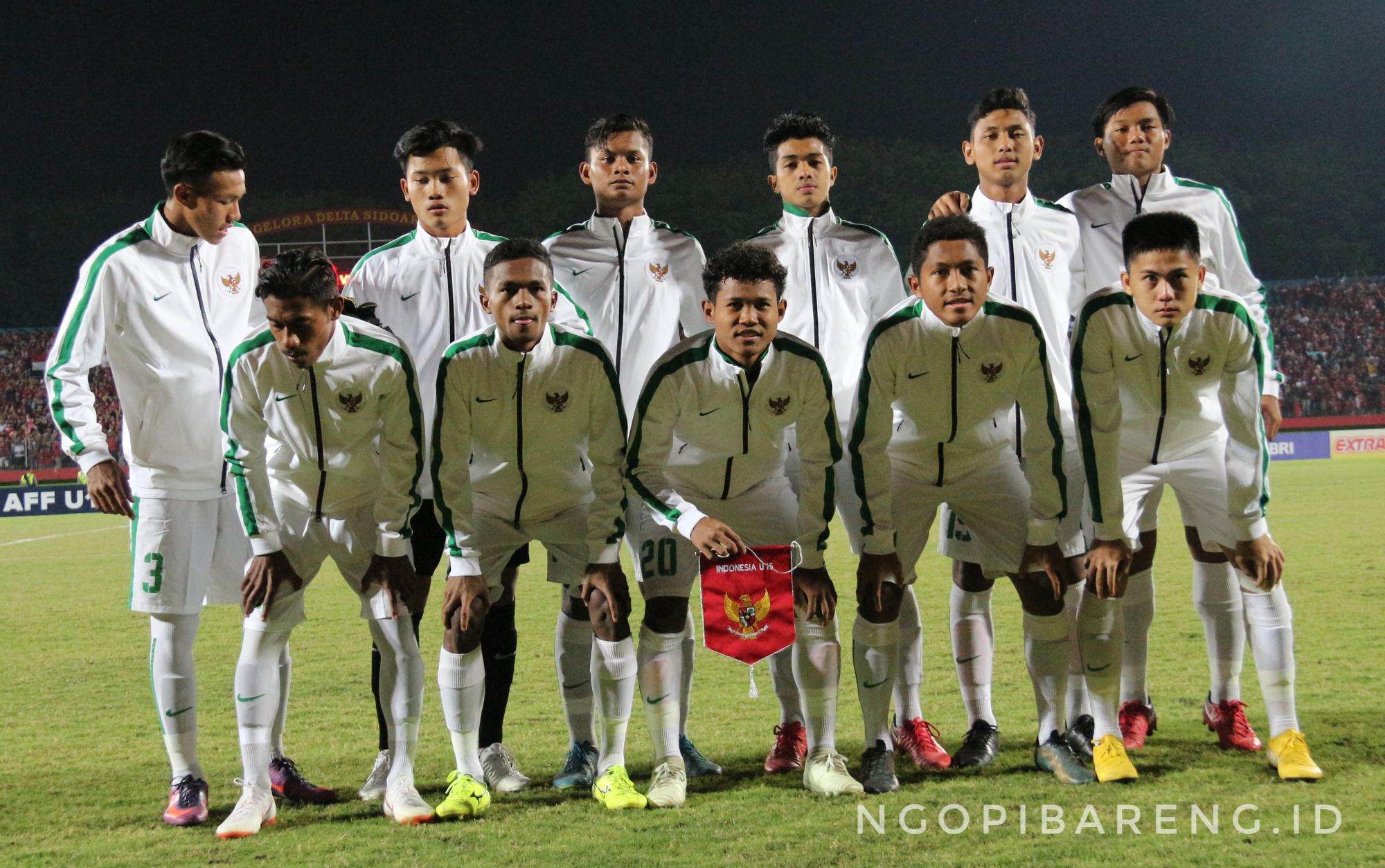 skuad Timnas Indonesia U-16. (foto: Haris/ngopibareng)