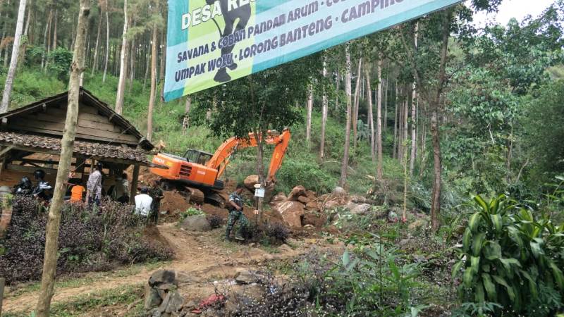 Jalan Tembus Desa Jembul - Desa Rejosari Terhubung Di Titik Dusun Lebaksari 