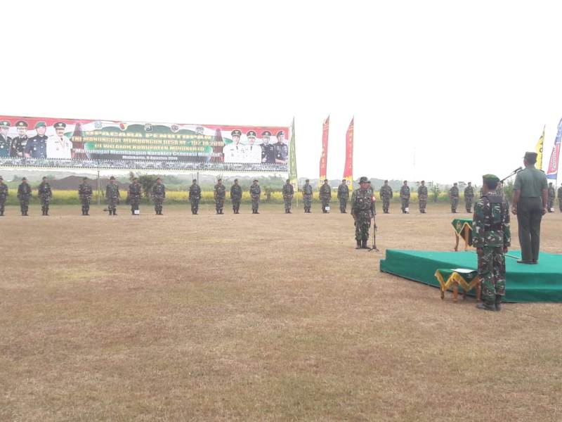 Suasana Gladi Kotor Upacara Penutupan TMMD Ke-102 