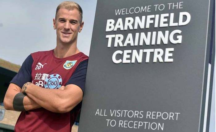 Joe Harta foto di Barnfield Training Centre, markas klub Burnley  di Burnley, Lancashire, hari Selasa 7 Agustus kemarin. (foto: daily mirror)