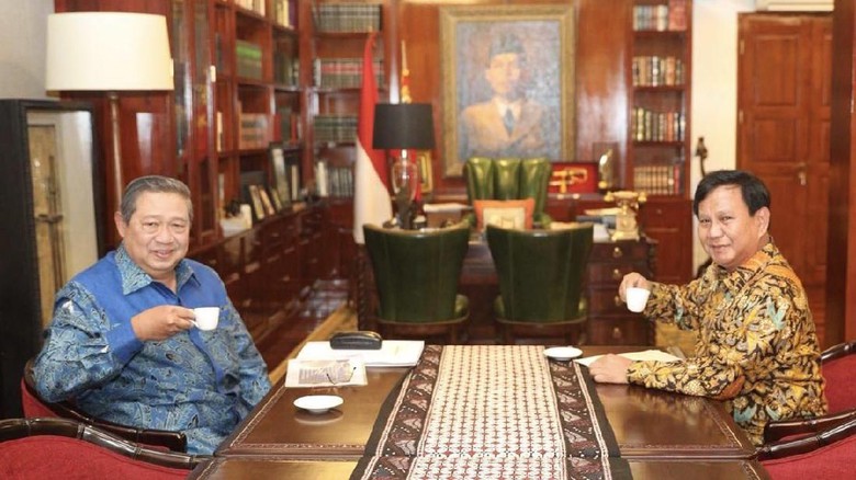 SBY dan Pabowo (Foto: Dok Twit Gerindra)