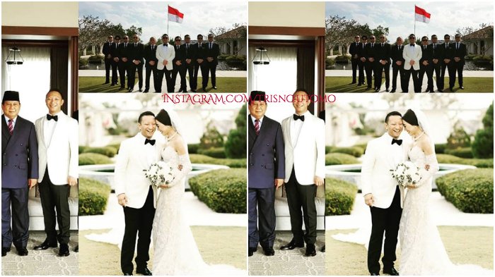 Pernikahan Aryo Djojohadikusmo dan Sachi Sophia dihadiri sang paman, Ketua Umum Partai Gerindra Prabowo Subianto Djojohadikusumo.