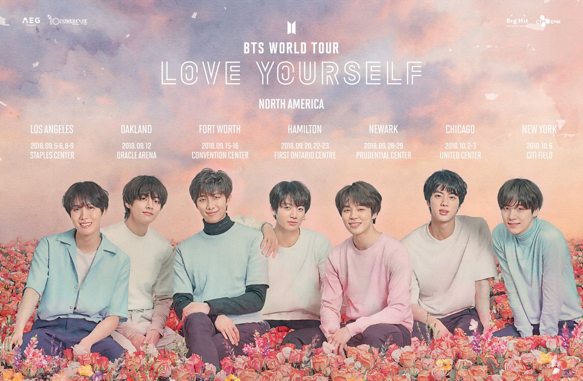 Jadwal konser BTS di Amerika. (Twitter)