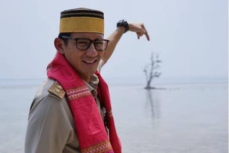 Cawapres Sandiaga Uno. Foto : Antara