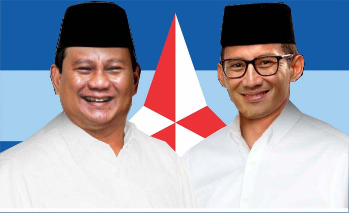 Prabowo Subianto dan Sandiaga Uno. (foto: ngobar)