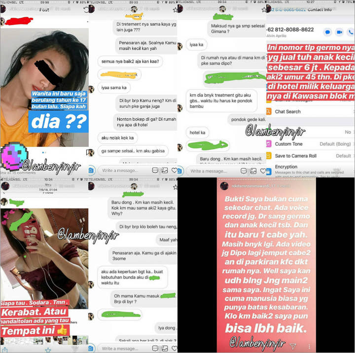 Nikita Mirzani mengunggah chat-nya dengan para abg diduga 'teman main' Dipo Latief. Foto: IG/nikitamirzanimawardi_17.