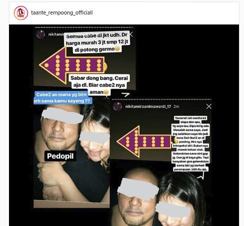 Nikita Mirzani membongkar kebiasaan buruk suami sirinya, Dipo Latief. Foto: IG/nikitamirzanimawardi_17.