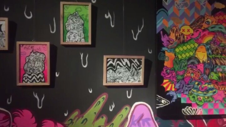 Salah satu karya seni yang dipamerkan dalam gelaran East Java Young Artist Festival 2018. (Amanah/ngopibareng.id)
