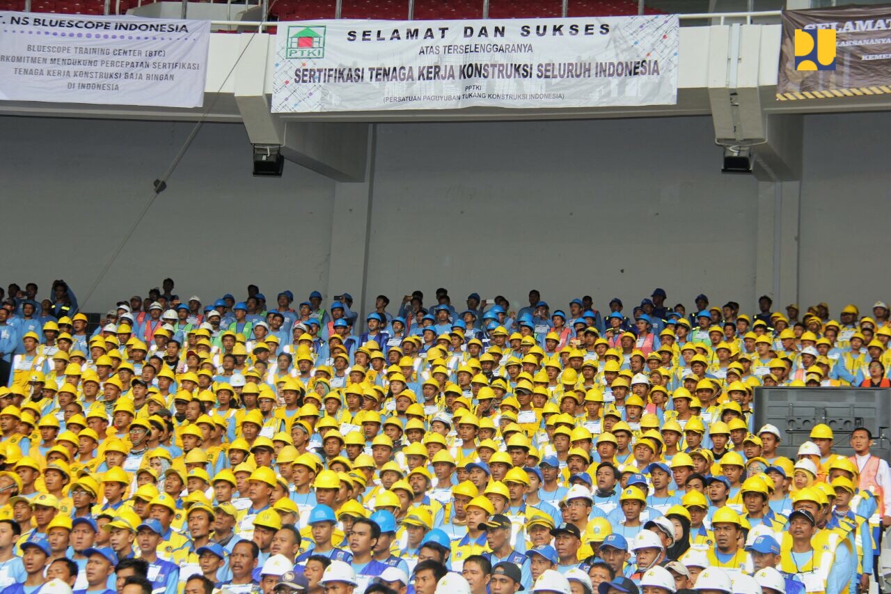 Pendidikan dan Pelatihan Kepemimpinan Tingkat II (PIM II) angkatan ke-26 oleh Badan Pengembangan Sumber Daya Manusia (BPSDM) di Balai Diklat Kementerian PUPR Wilayah IV Bandung, Jawa Barat. (foto: Dok. PUPR) 