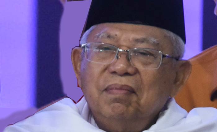 KH Ma'ruf Amin.  (foto: hafidz mubarak/antara)