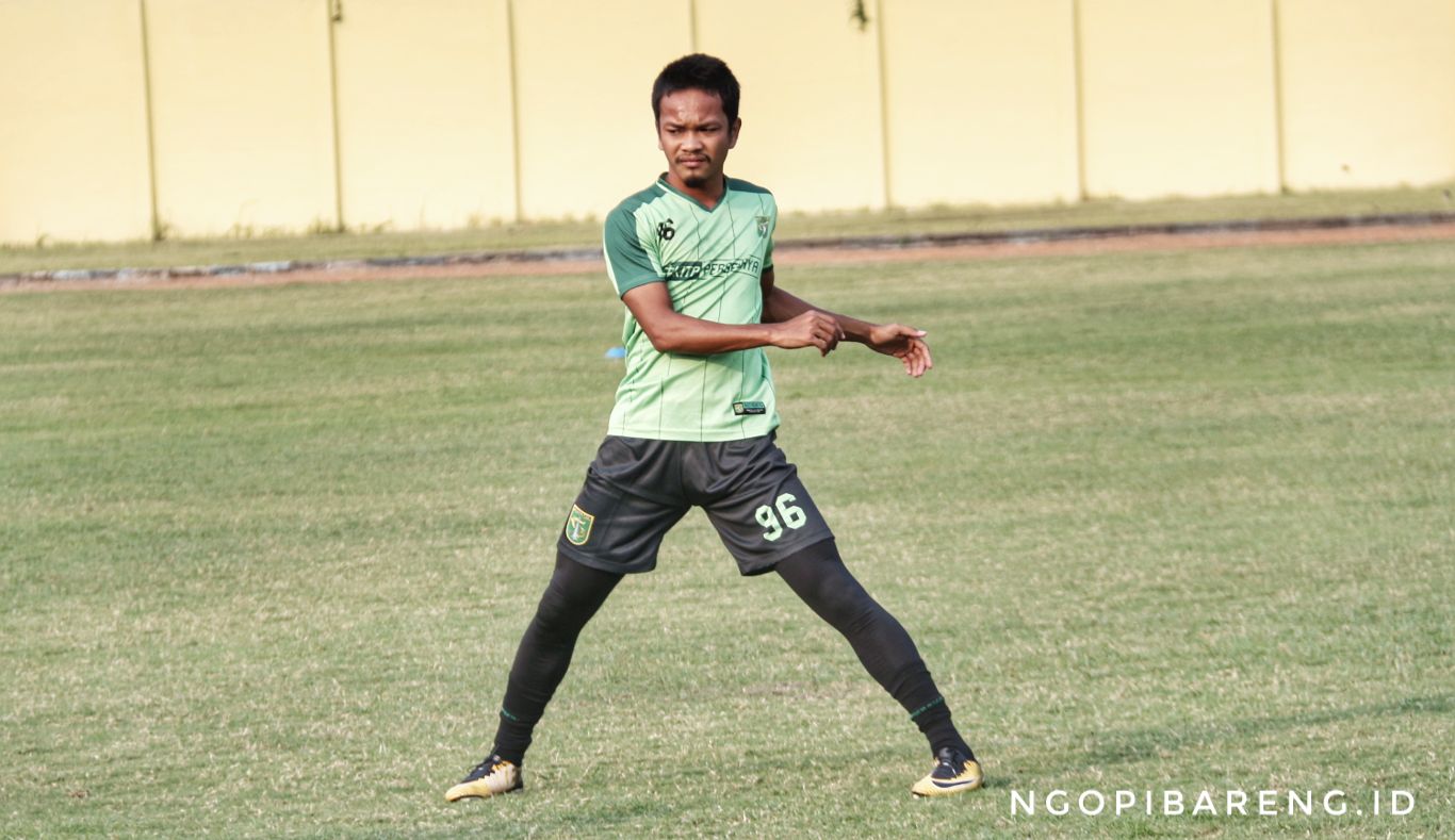 Gelandang Persebaya, Muhammda Hidayat. (foto: Haris/ngopibareng)