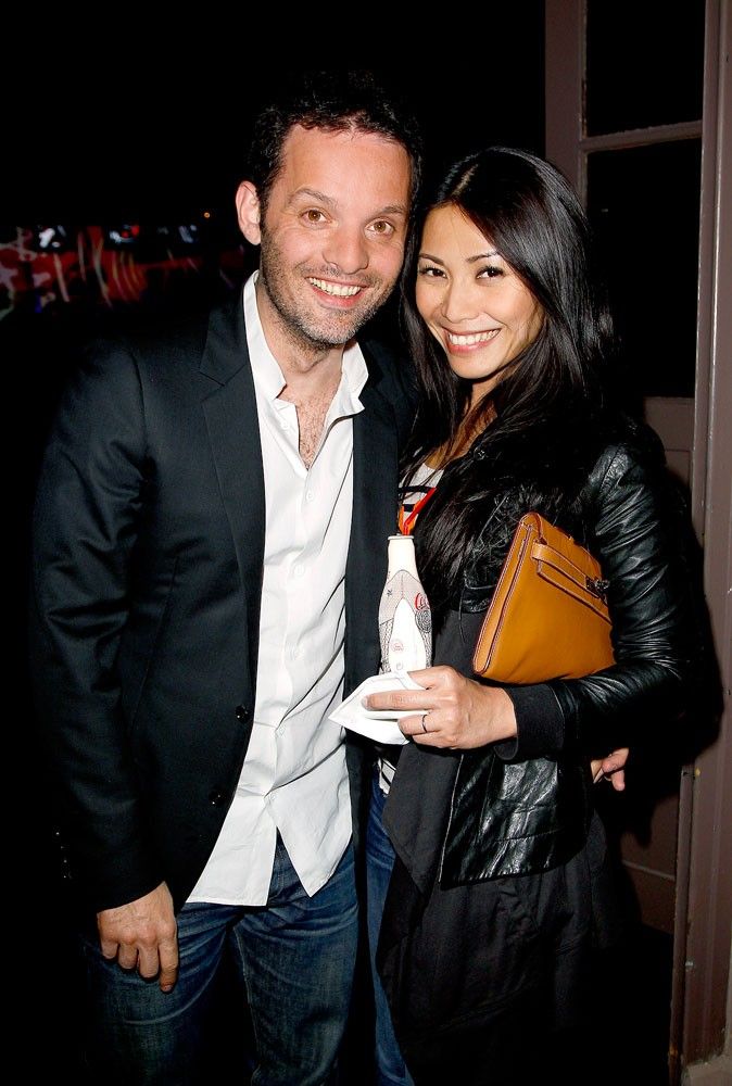 Anggun dengan mantan suami ketiga, Cyril Montana.