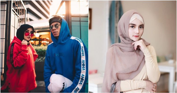 Nabilla Aprillia saat berhijab bersama Atta Halilintar. Foto: IG/bae_biiiiiii.