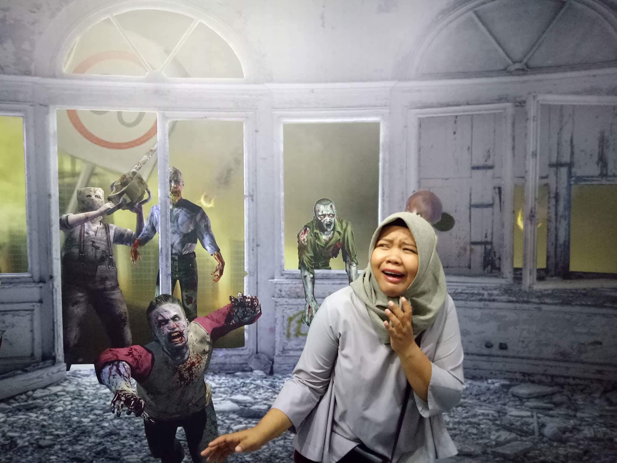 Spot foto bertema zombie.