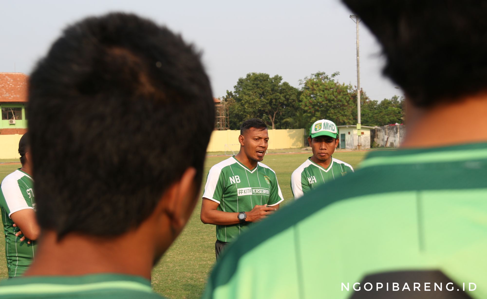 Pelatih caretaker Persebaya, Bejo Sugiantoro. (foto: Haris/ngopibareng)