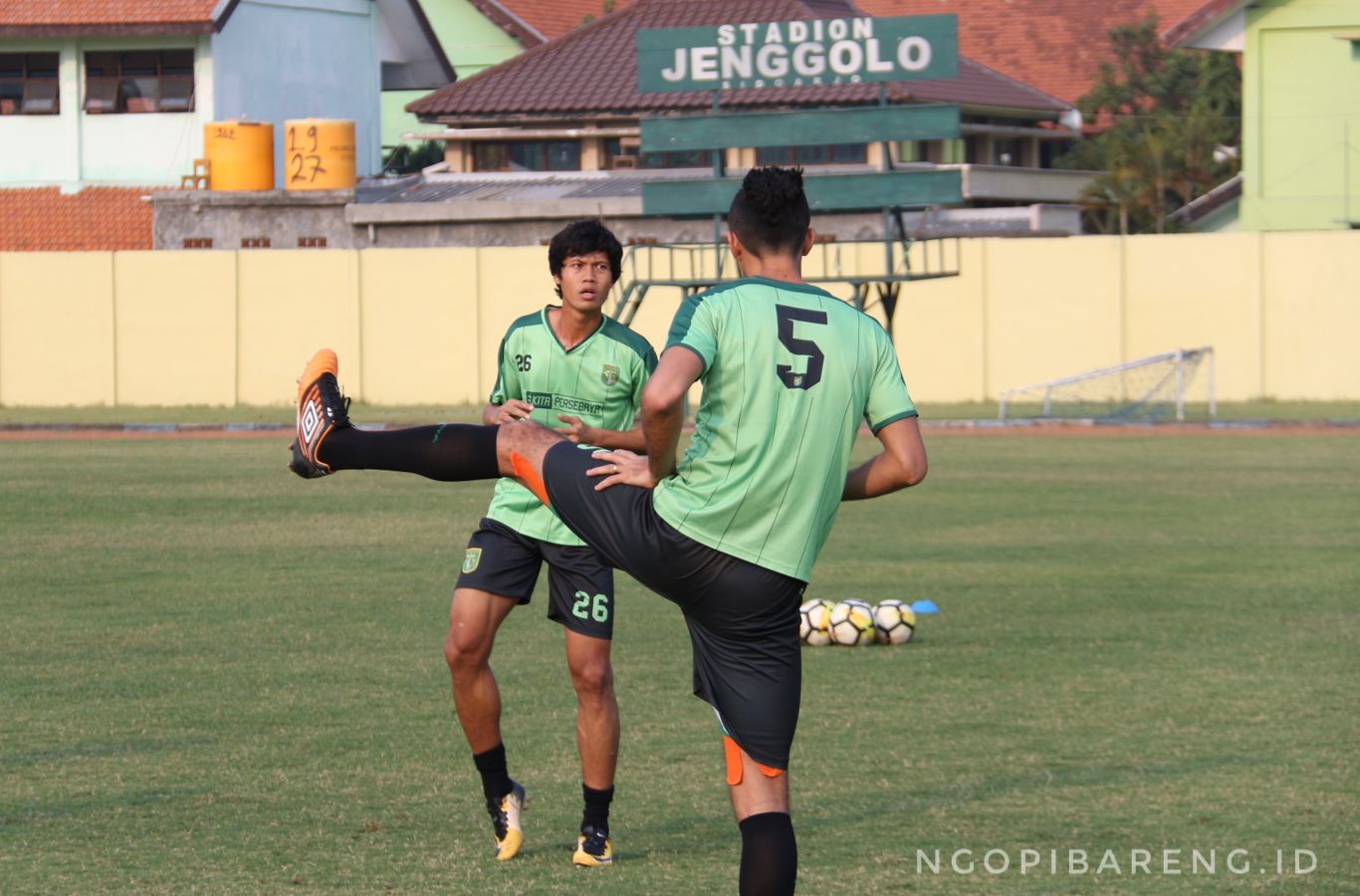 Pemain Persebaya, Rishadi Fauzi. (foto: Haris/ngopibareng)