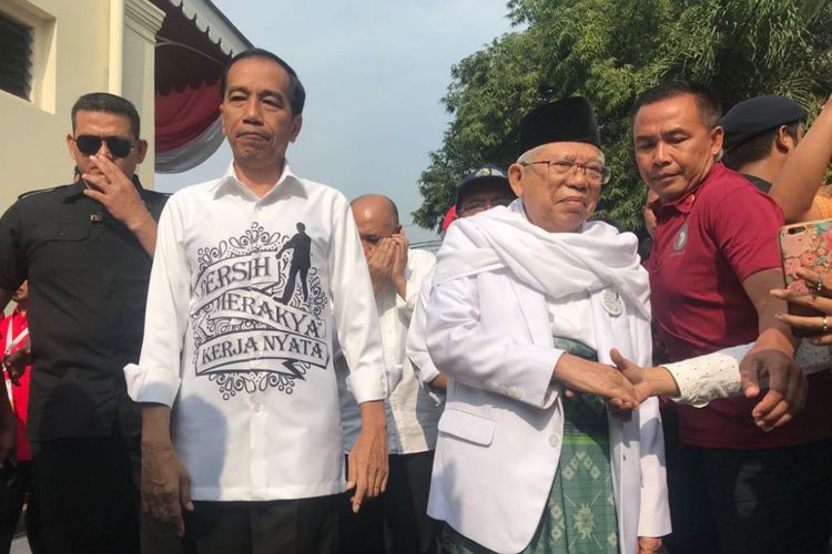 Pasangan Joko Widodo-Ma'ruf Amin. Foto : Antara