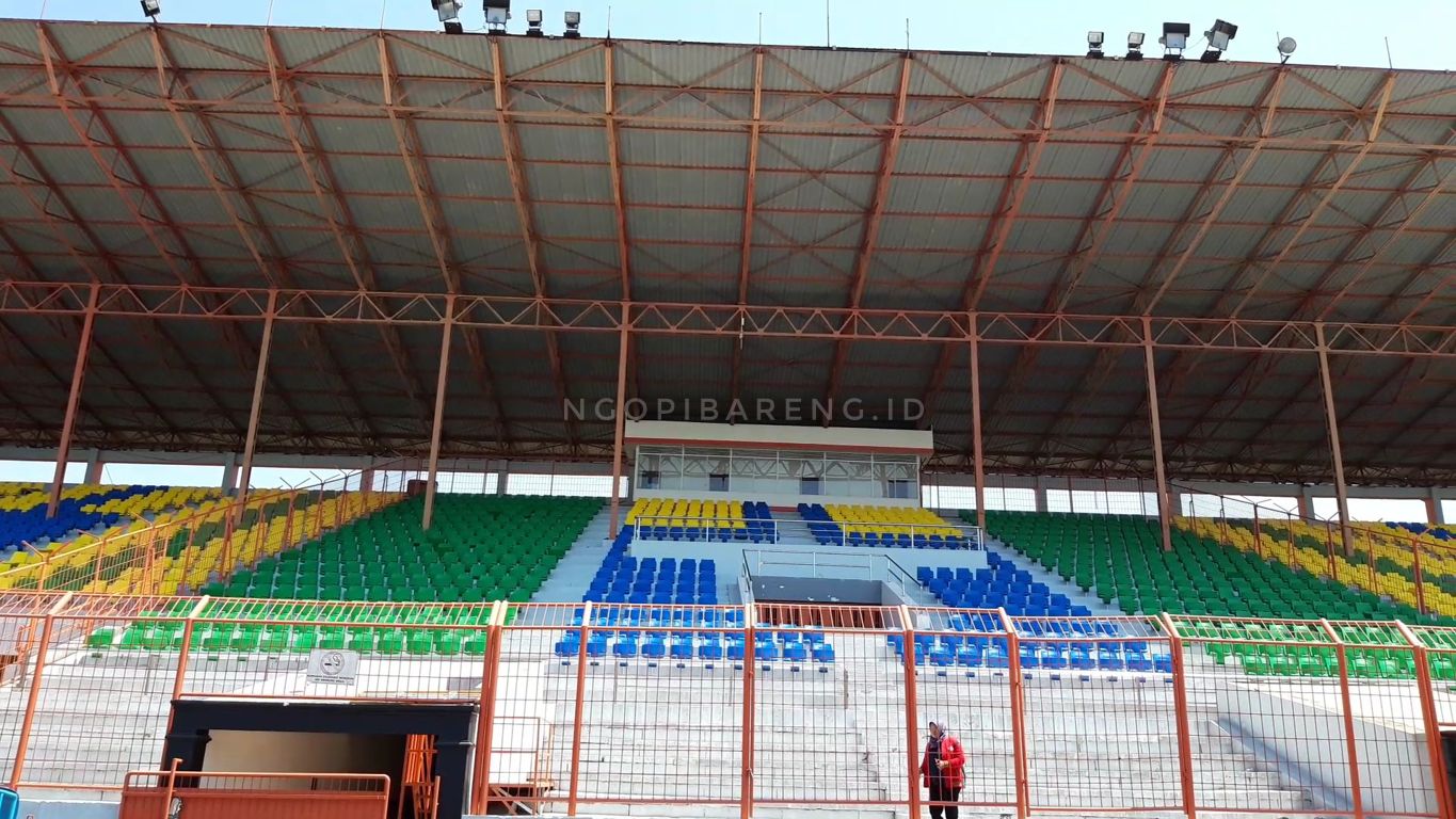 Wajah baru Stadion Gelora 10 November Surabaya. (Foto: Haris/ngopibareng)