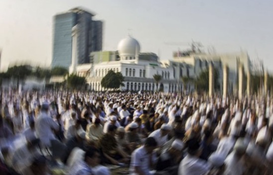 Sholad Idul Adha. Foto Antara