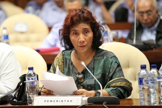 Menteri Kelautan dan Perikanan Susi Pudjiastuti kurban 12 ekor kambing untuk korban gempa di Lombok, Nusa Tenggara Barat.