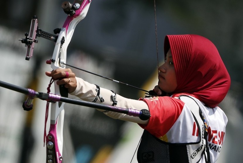 Srikandi Indonesia asal Surabaya, Diananda Choirunisa. foto:EPA