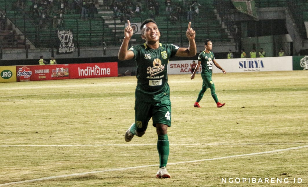 Winger Persebaya, Irfan Jaya. (foto: Haris/ngopibareng)