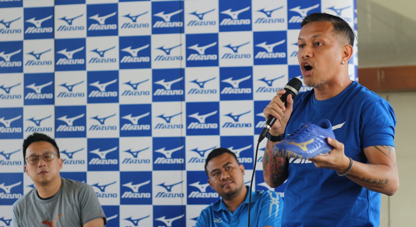 Brand Communications Executive Mizuno, Vennard Hutabarat. (Foto: Haris/ngopibareng.id)