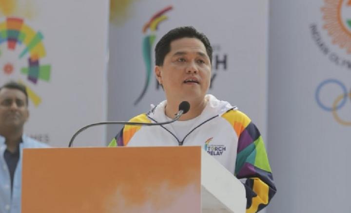 Ketua Indonesia Asian Games 2018 Organizing Committee (INASGOC) Erick Thohir.