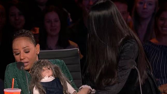 Mel B kerap ketakutan saat The Sacred Riana beraksi di panggung America's Got Talent (AGT) 2018.