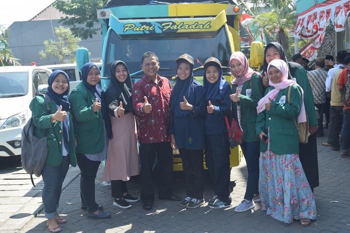 Tim Relawan dari Unusa yang diberangkatkam di Lombok.