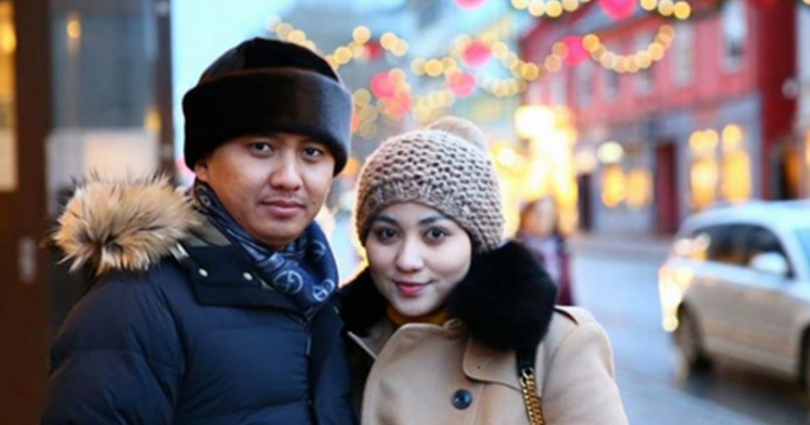 PELESIR: Bos First Travel, Andhika Surachman dan Anniesa Desvitasari Hasibuan, saat menikmati pelesir ke luar negeri. (foto: dok ngopibareng.id)