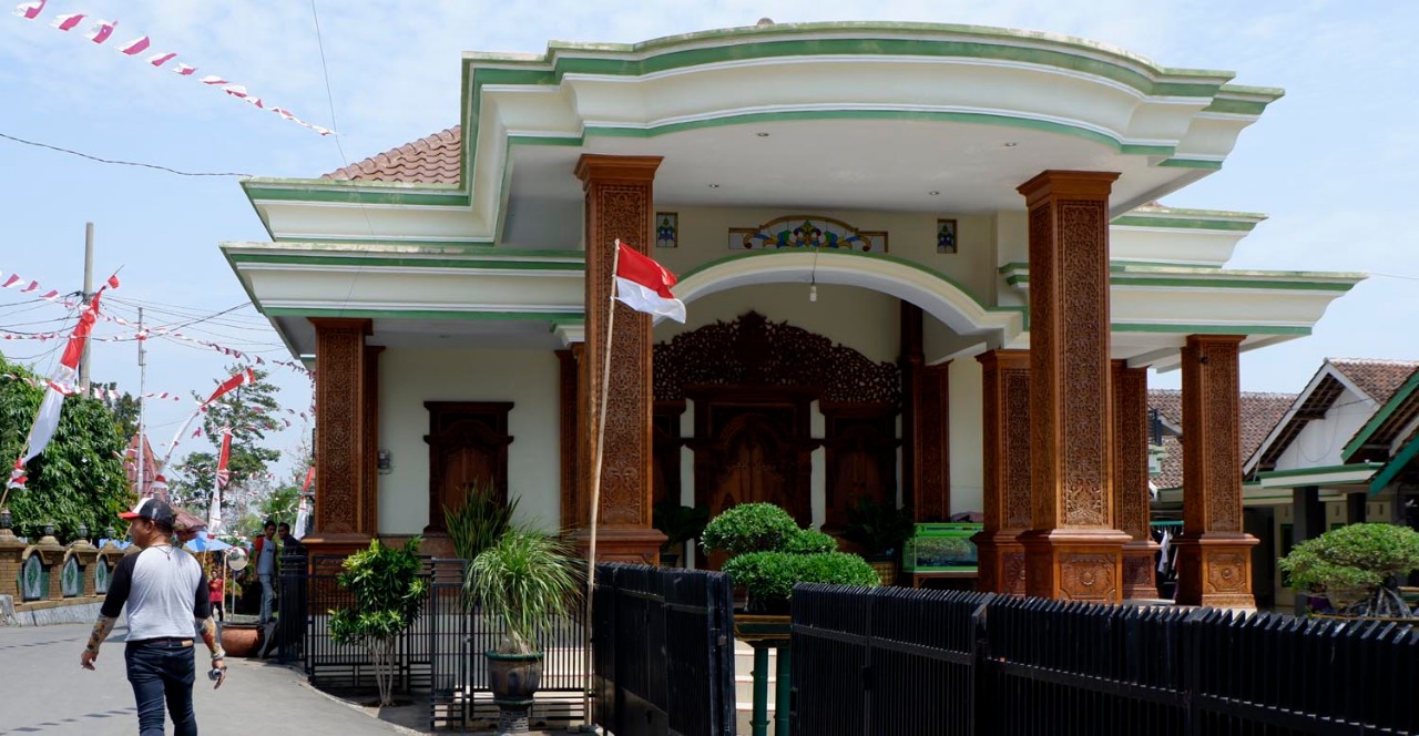 Rumah Dimas Kanjeng Taat pribadi. (Foto: Ikhsan Mahmudi/ngopibareng.id)