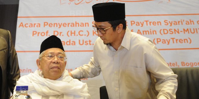 Kedekatan Ustadz Yusuf Mansur dengan Maruf Amin terjalin lama sebelum Maruf dicalonkan wakil persiden dalam Pilpres 2019.