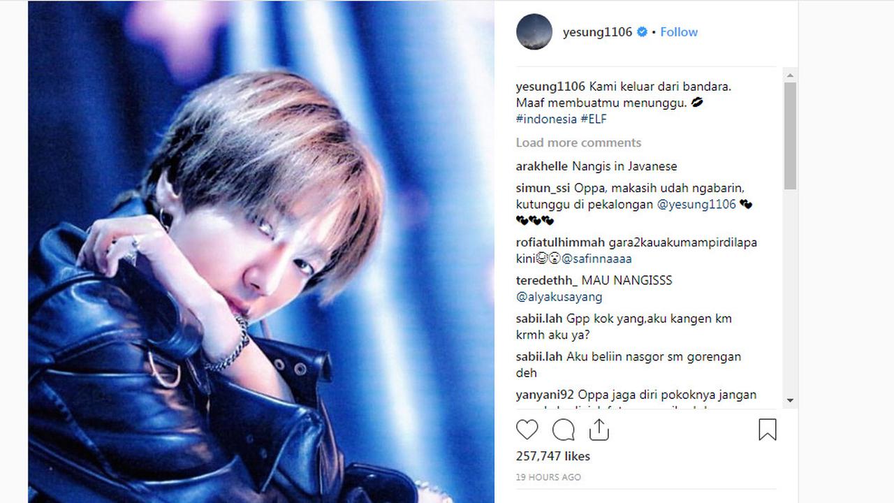 Instagram Yesung