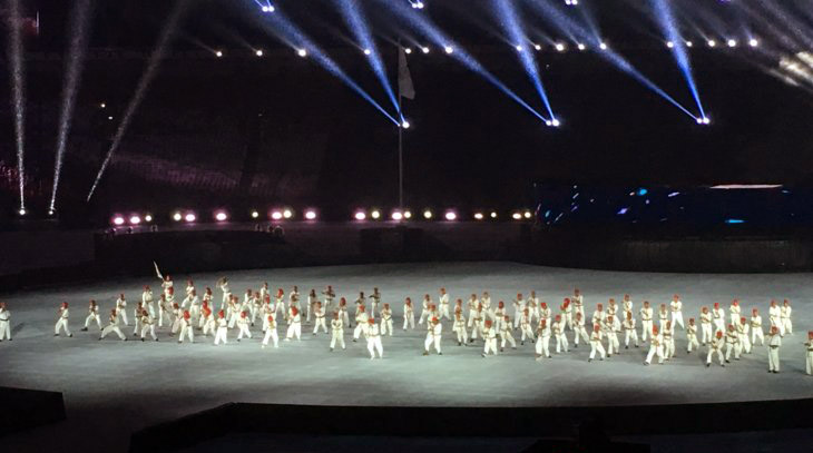 Suasana penutupan gelaran Asian Games, di Stadion Utama Gelora Bung Karno, Minggu, 2 September 2018. (Foto: Antara)