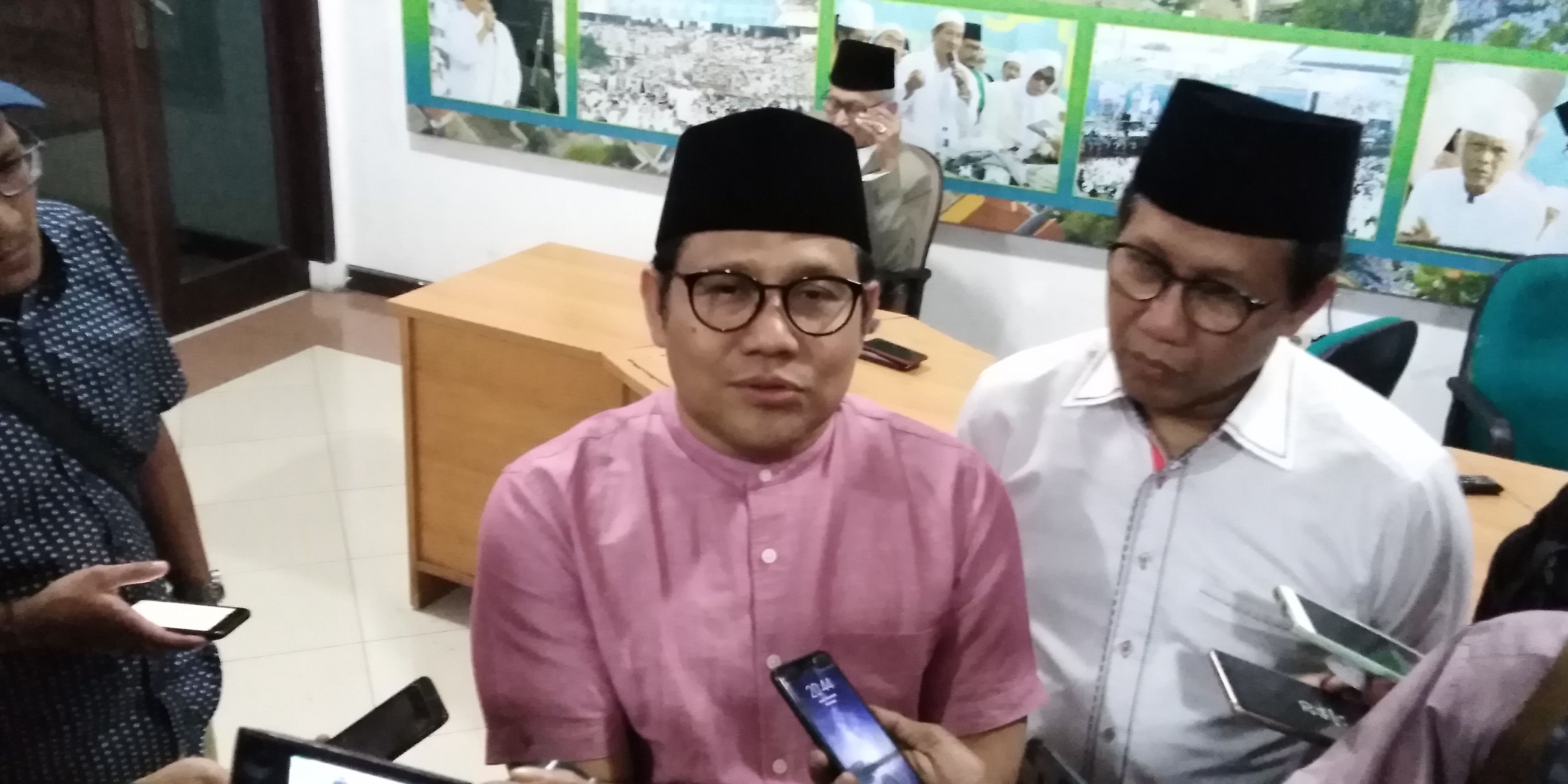 Cak Imin, saat ditemui di Kantor PWNU Jatim, Senin, 3 September  2018, malam. (Foto: farid/ngopibareng.id) 