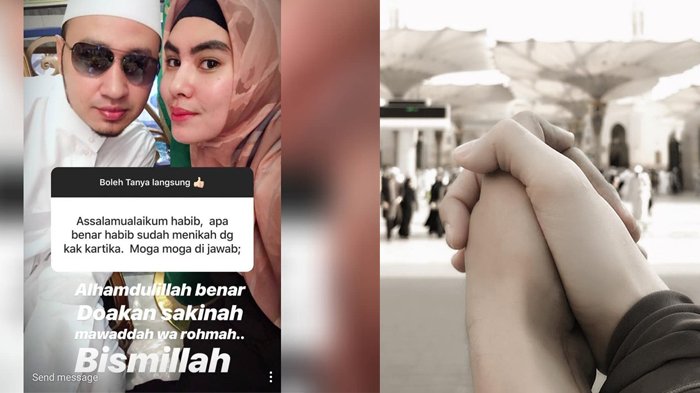 Habib Usman bin Yahya mengakui pernikahannya dengan Kartika Putri di Instagram miliknya, @habibusmanbinyahya.