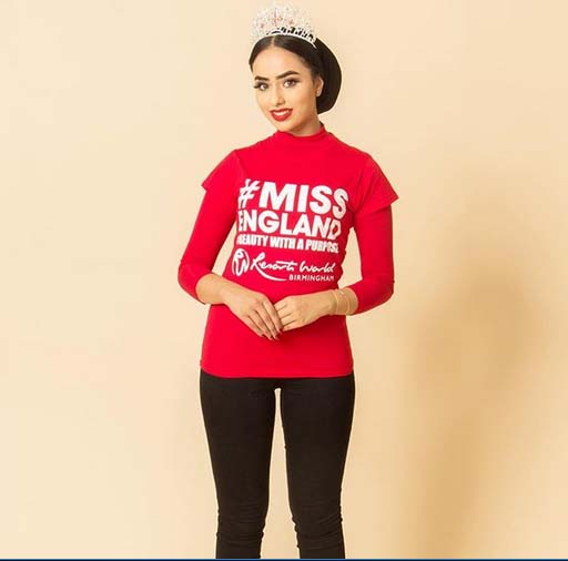 Sara Iftekhar, salah seorang finalis Miss England yang berhijab. (Foto: AFP)
