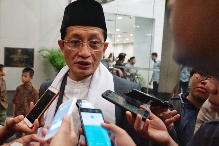 BERDAKWAH: Imam Besar Masjid Istiqlal Prof KH Nasaruddin Umar. (foto: dok ngopibareng.id) 