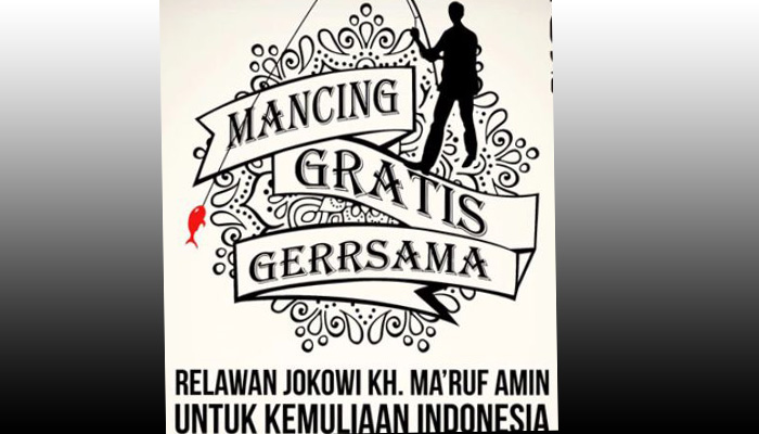 Poster ajakan mancing gratis. (Foto: Istimewa)