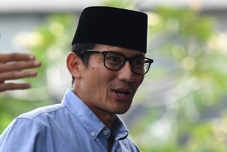 Cawapres Sandiaga Uno. Foto : dok/antara