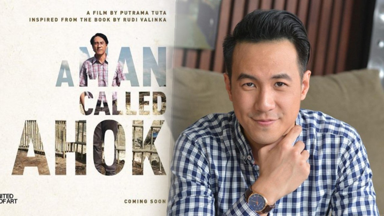 Daniel Mananta berperan sebagai Ahok di film A Man Called Ahok.