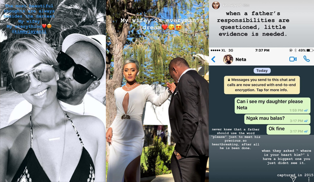 Instagram Greg Nwokolo berisi pujian untuk sang istri, Kimmy Jayanti.