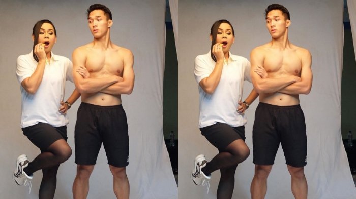 Melaney Ricardo dan Jonatan Christie (Jojo). Foto: IG/melaney_ricardo.