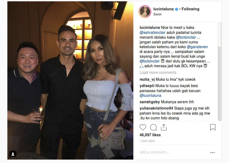 Instagram Lucinta Luna.