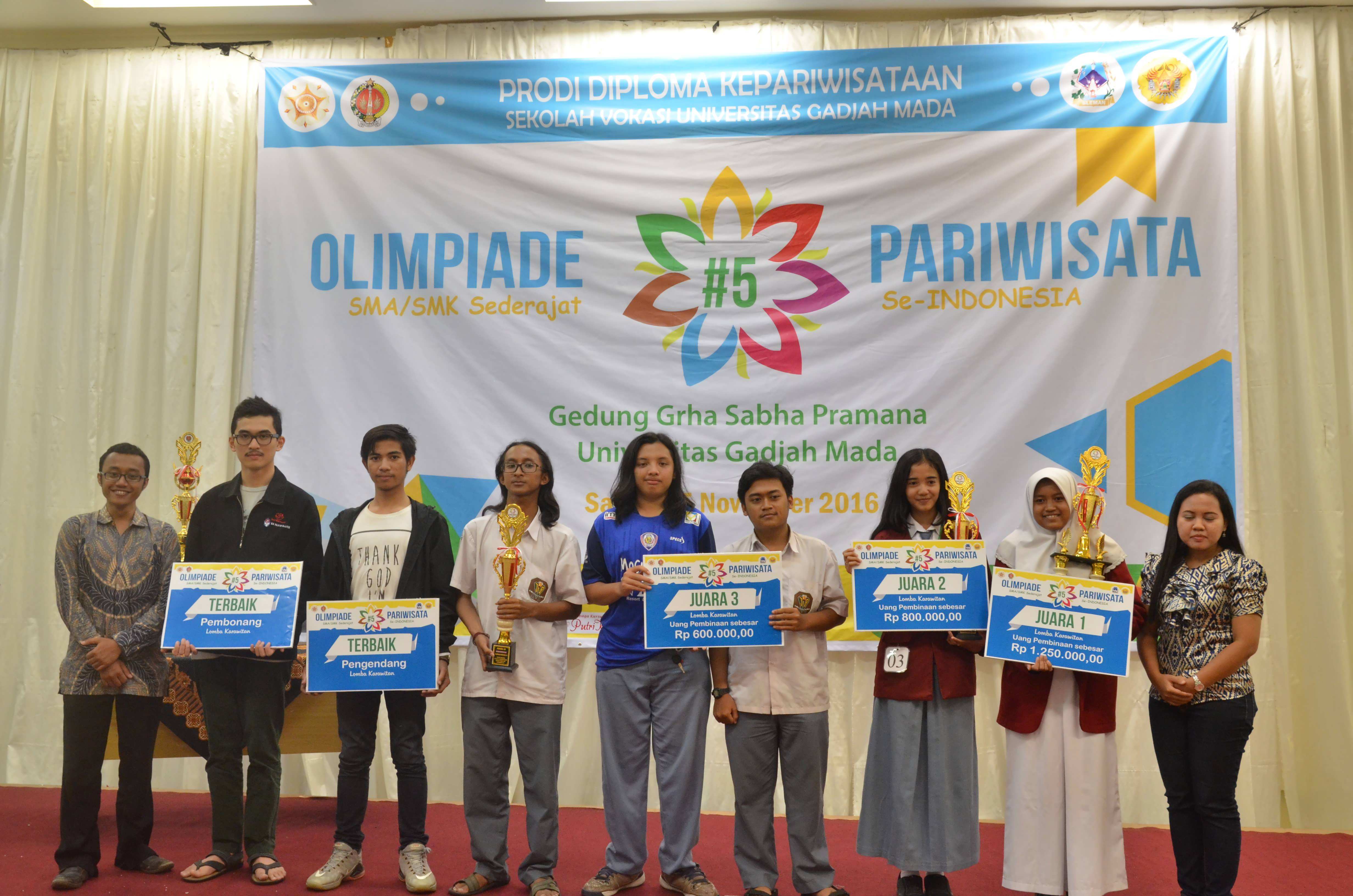 Mereka para pemenang olimpiade tahun sebelumnya. foto:ist/dok 