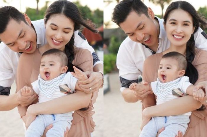 Keluarga Sandra Dewi dengan Harvey Moeis.